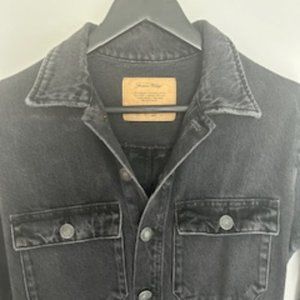 American Vintage Black/Grey Denim Jumpsuit XXS